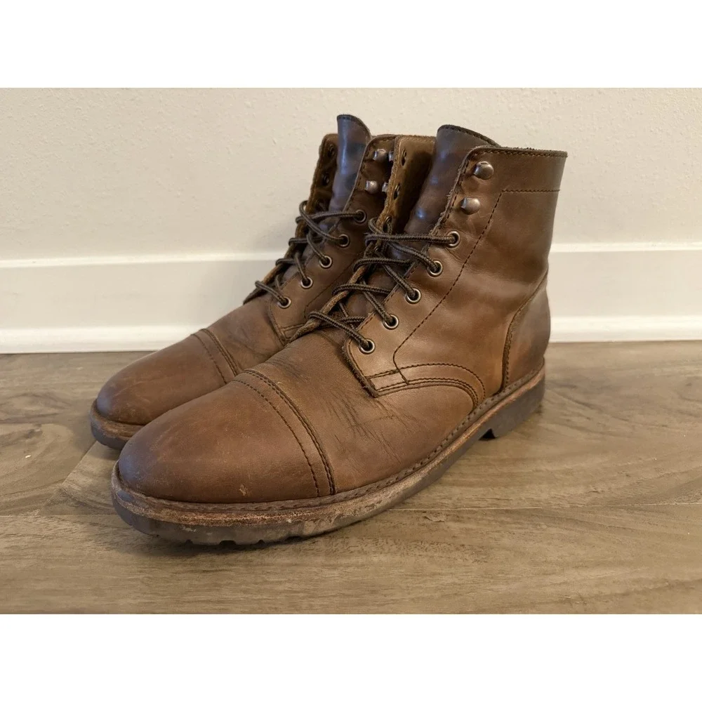 Thursday Boot Co. Brown Vibram Sole Captain Boot Size 10